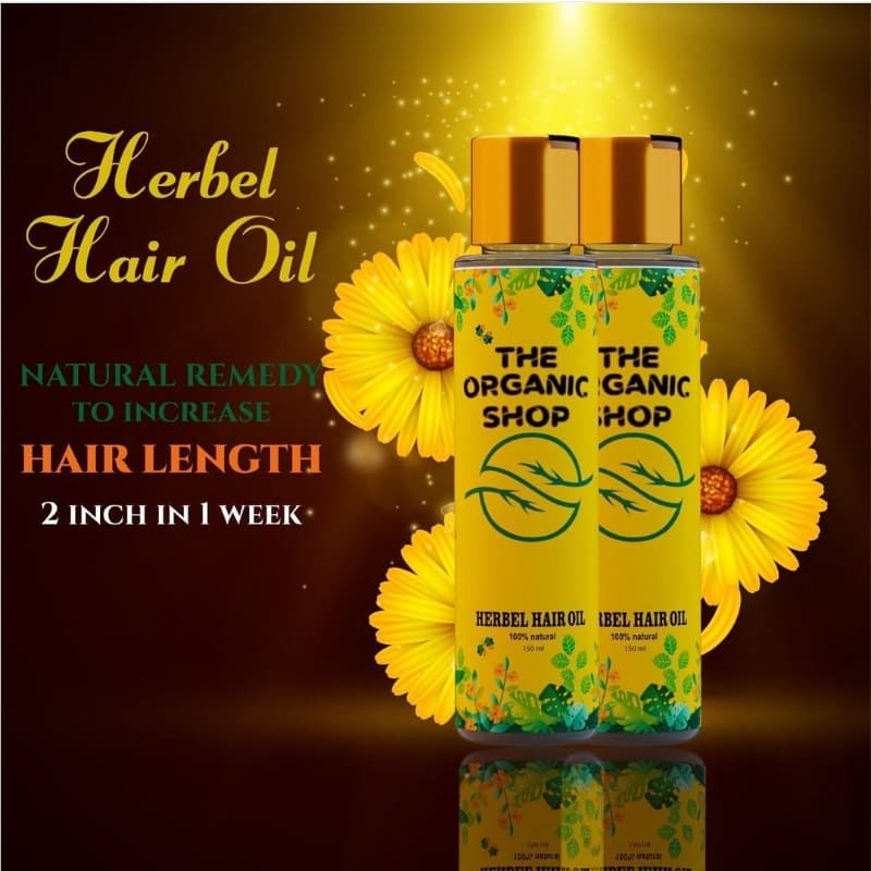 Organic adult hairs oil