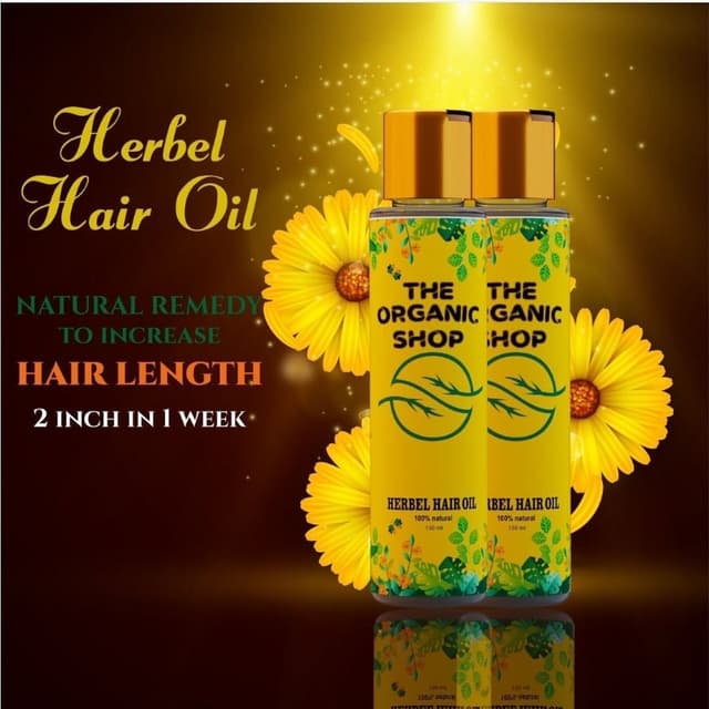Organic adult hairs oil