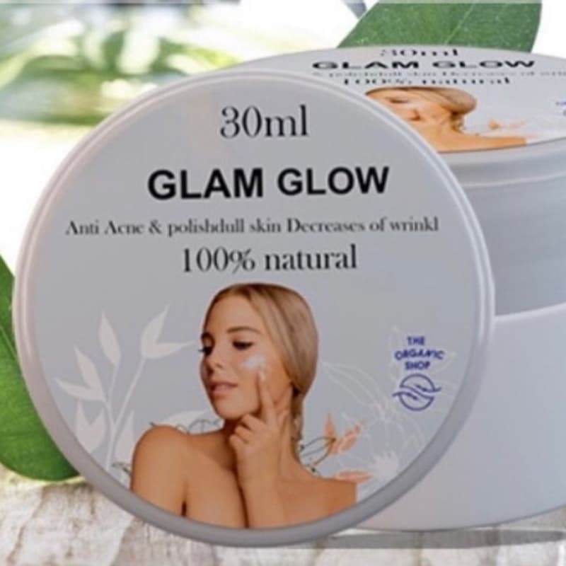 Organic face glow cream