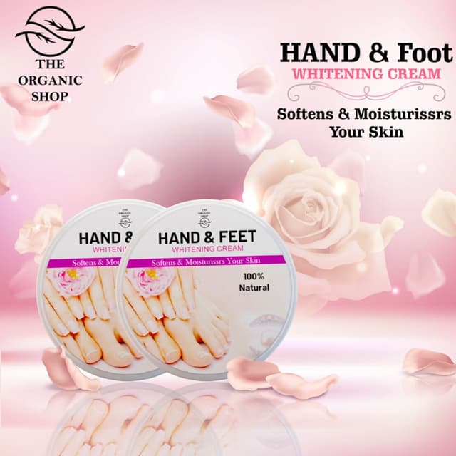whitening hand & feet cream